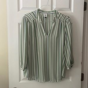 Cabi Awning Stripe Blouse size medium